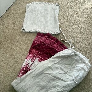 Harlow Tan Pants & Top